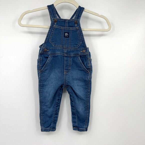 Baby B’Gosh Boys Girls Unisex Overalls/Bibs 12month blue snap closure crotch - Picture 1 of 10